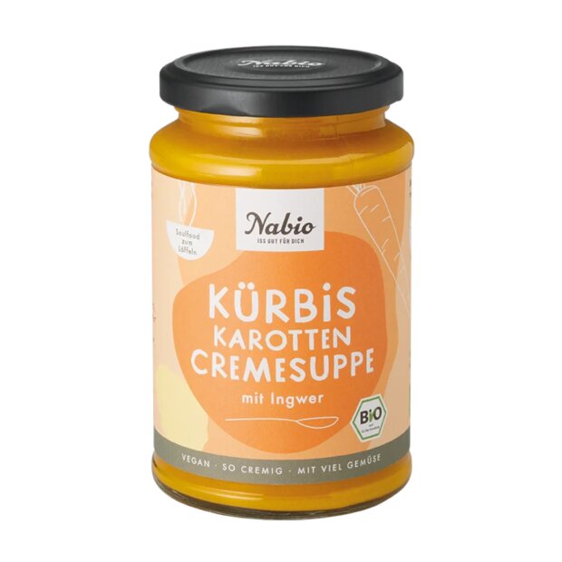 Kürbis Karotten Cremesuppe BIO 375ml - Nabio