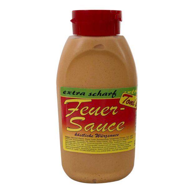 Toni´s Feuer-Sauce extra scharf 500ml - Tonis