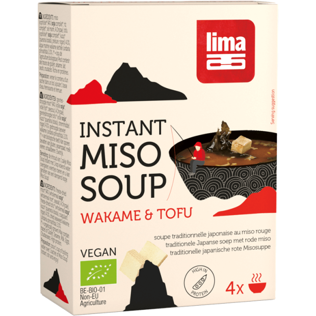 Instant Miso Suppe Wakame & Tofu - Lima