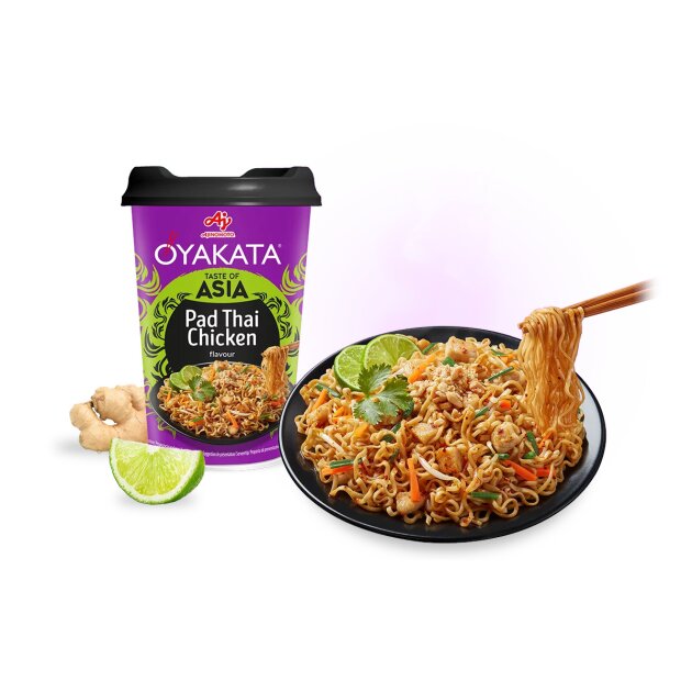 Instant Asia Nudeln Pad Thai-Chicken Becher - OYAKATA