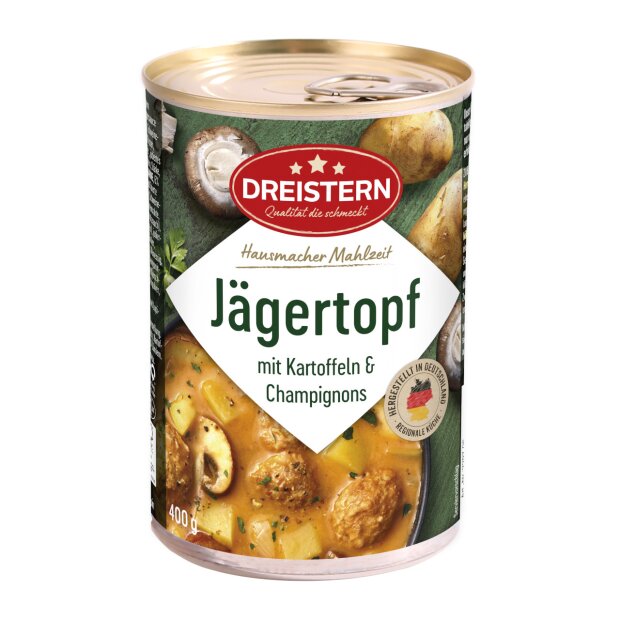 Jägertopf mit Kartoffeln und Champignons 400g - DREISTERN