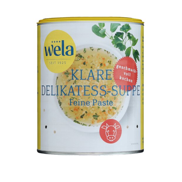 Klare Delikateß-Suppe Classic - wela